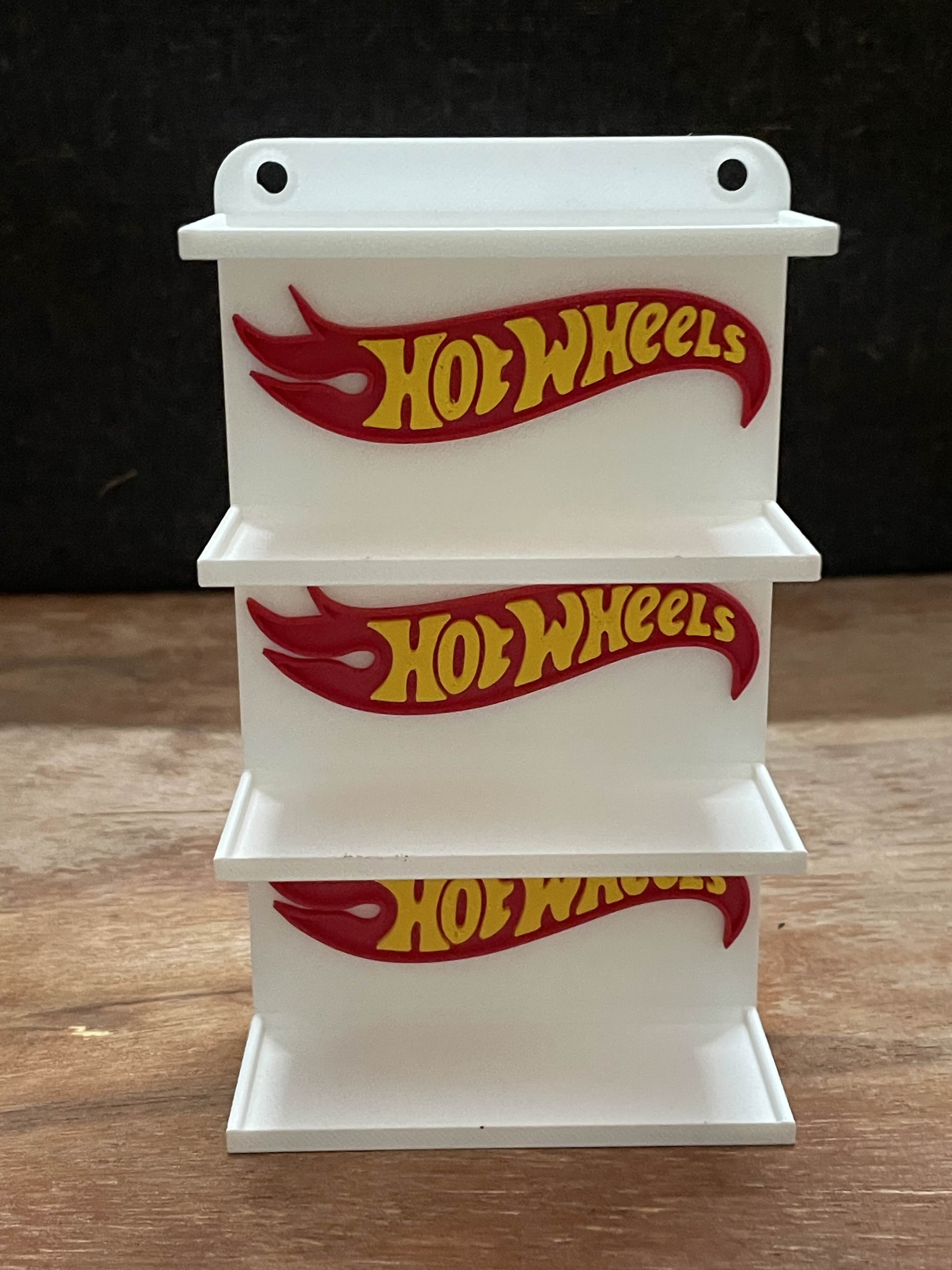 Hot Wheels 4-Car Display Stand – Custom Logo Edition
