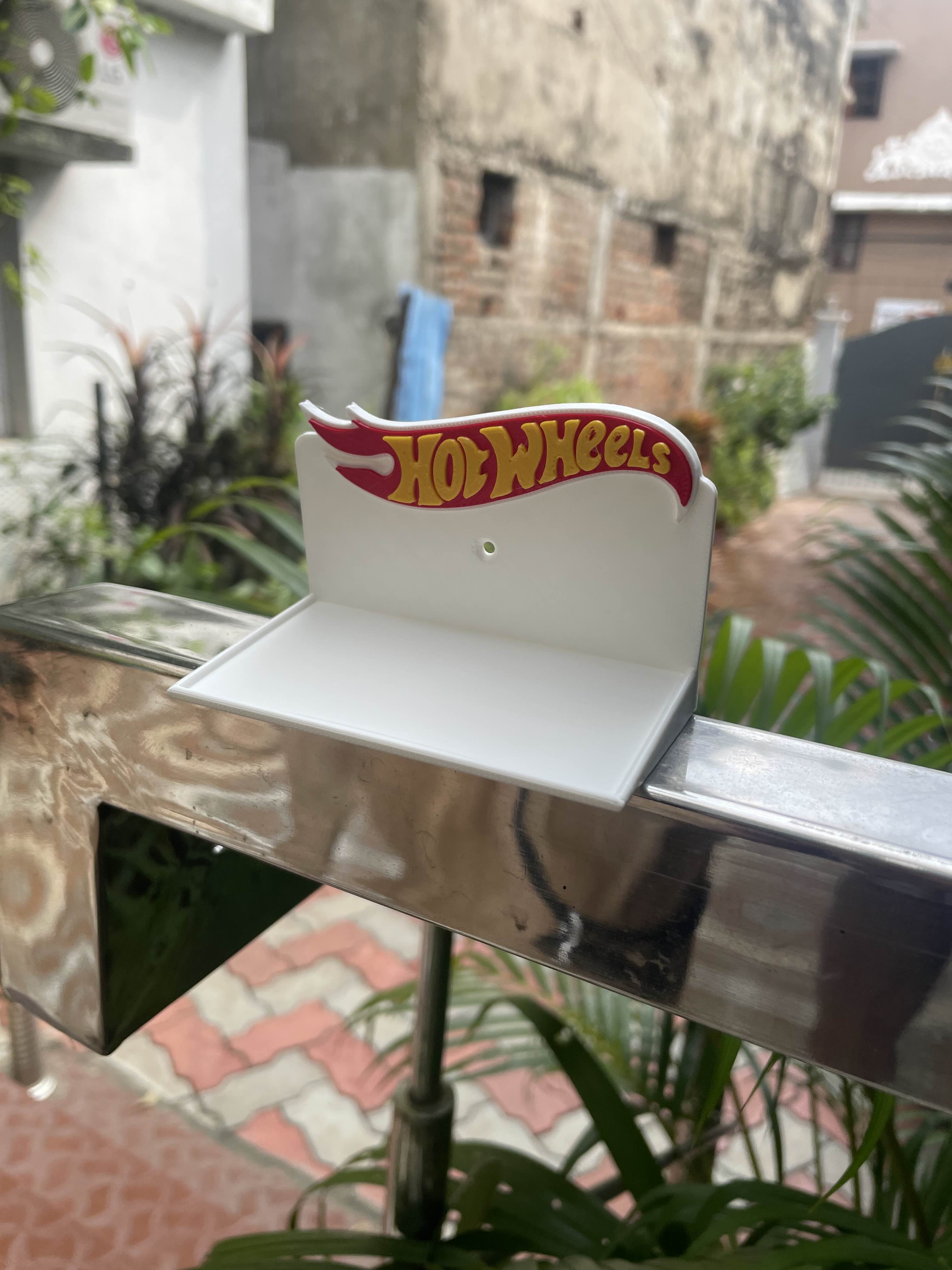 HotWheels Single Car Display Stand | Wall Mount Shelf for Die-Cast Car Collection