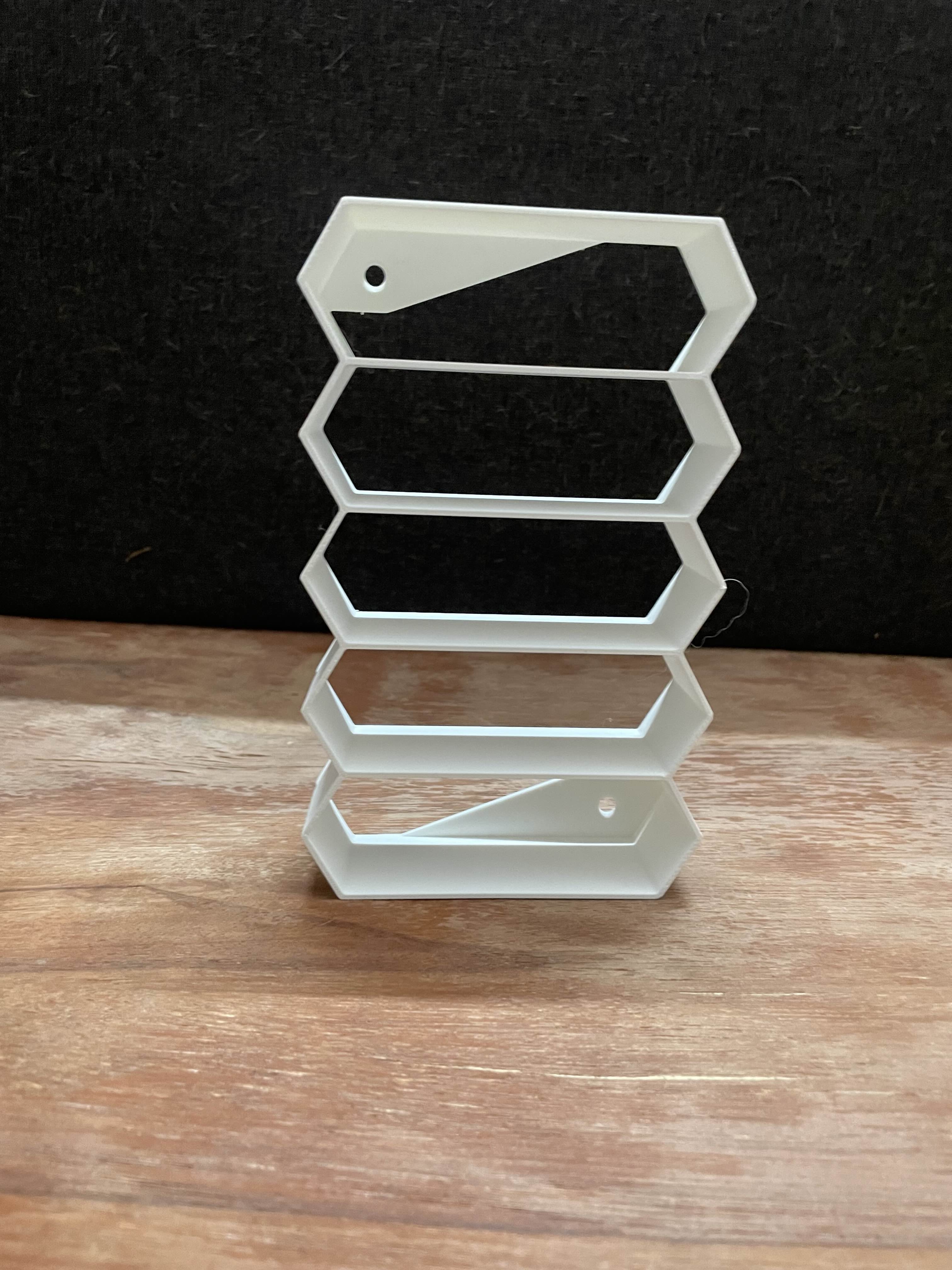 Hot Wheels 5-Rack - Zig-Zag Honeycomb Design (Premium PLA Build)