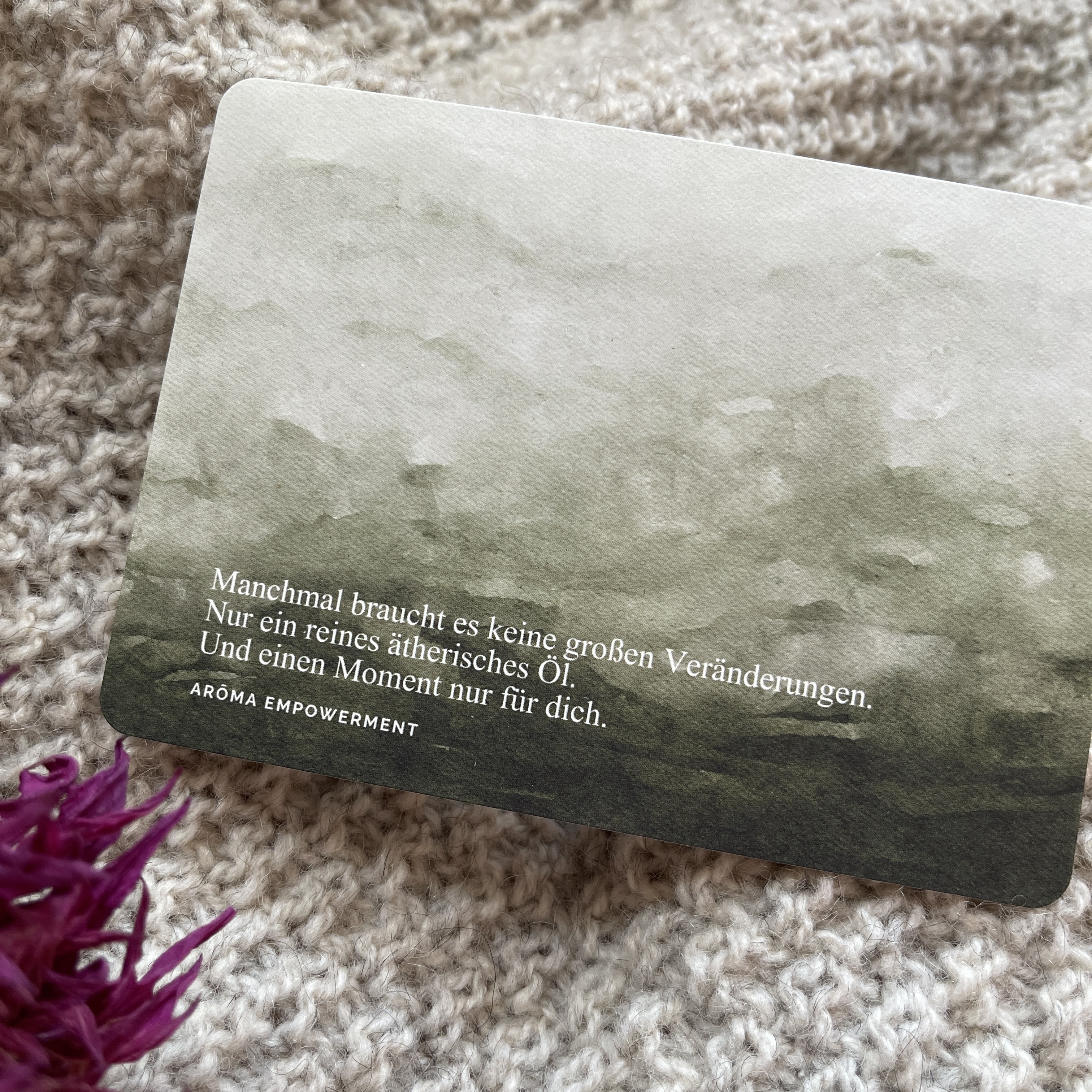 Aromatherapie Inspirationskarten-Set