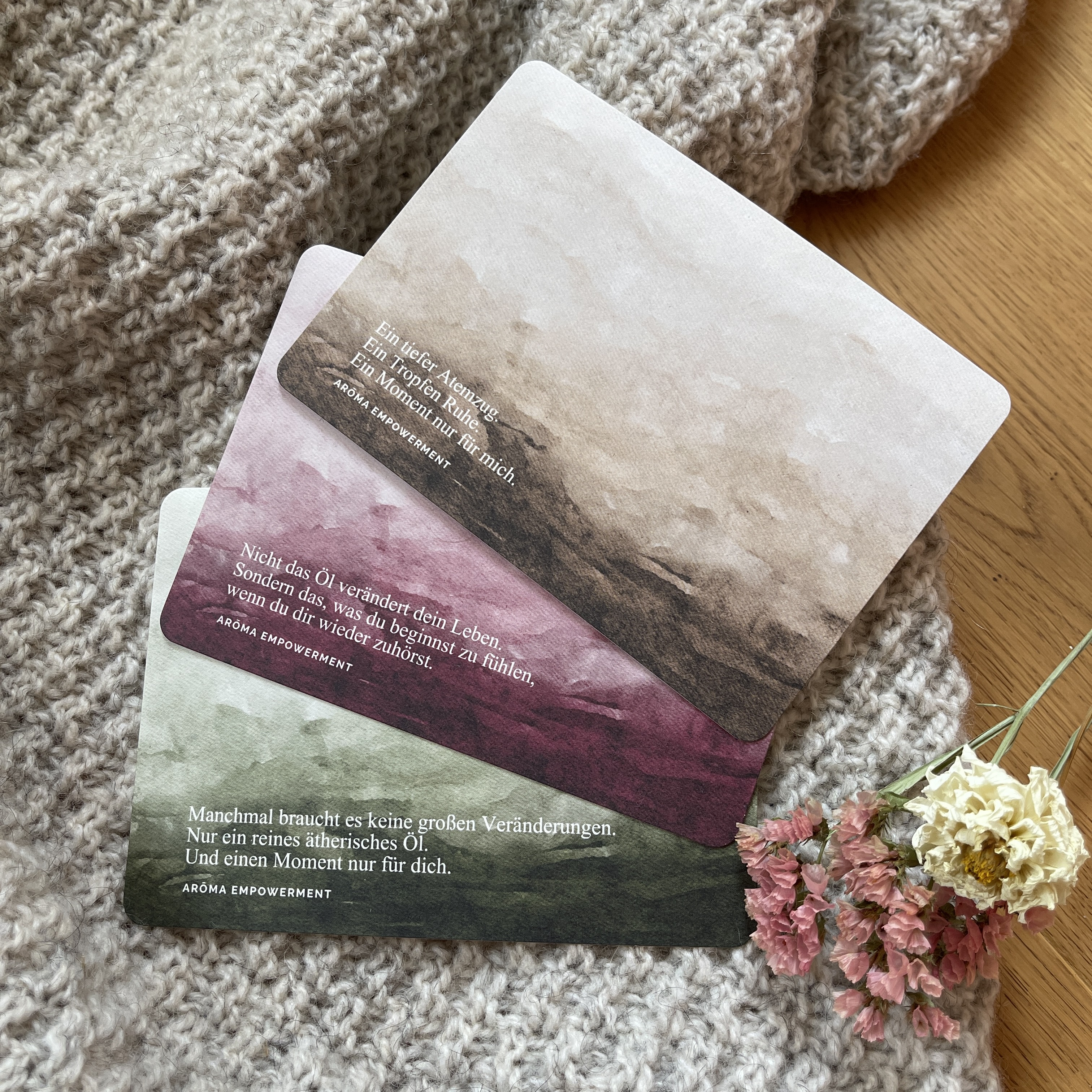 Aromatherapie Inspirationskarten-Set