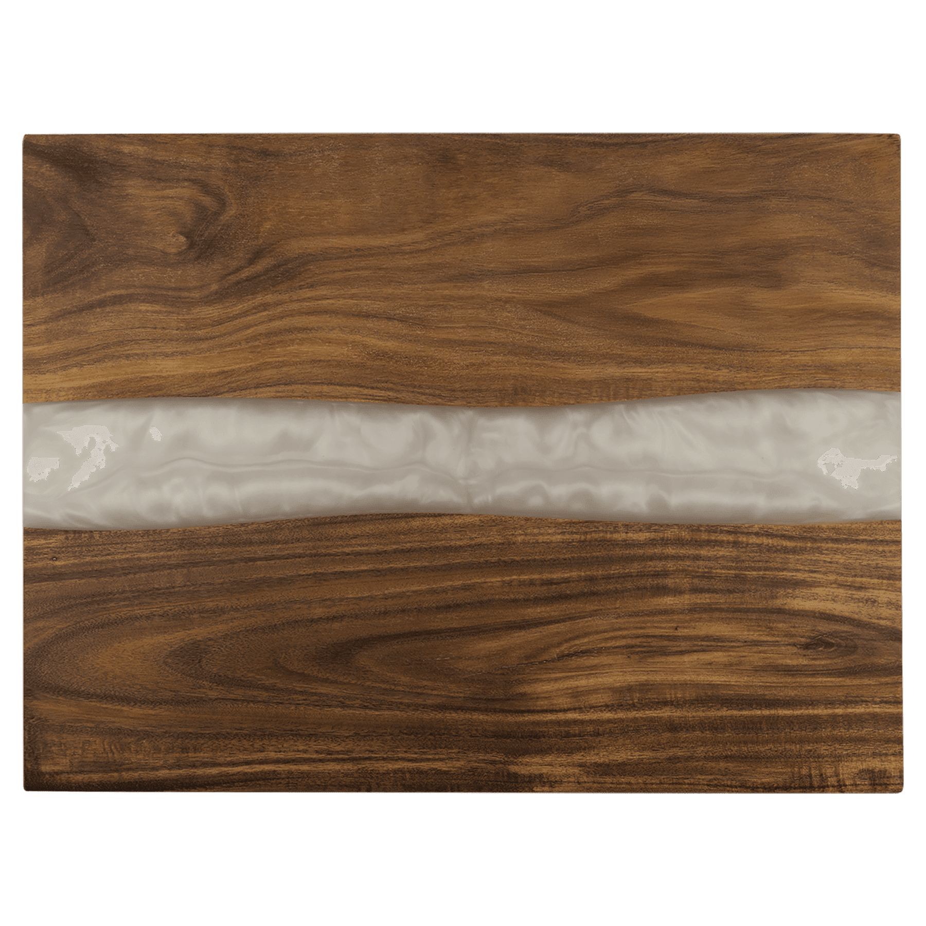 Handcrafted Wooden Resin Serving Boards