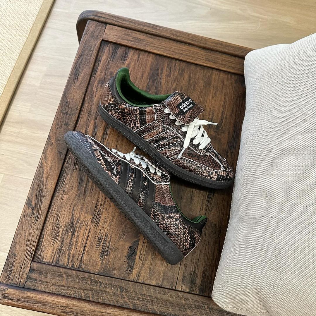 ADIDAS ORIGINALS SAMBA WALES AND BONER SNAKE SKIN