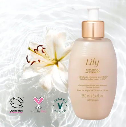 Lily Shampoo Acetinado Lily - O Boticário