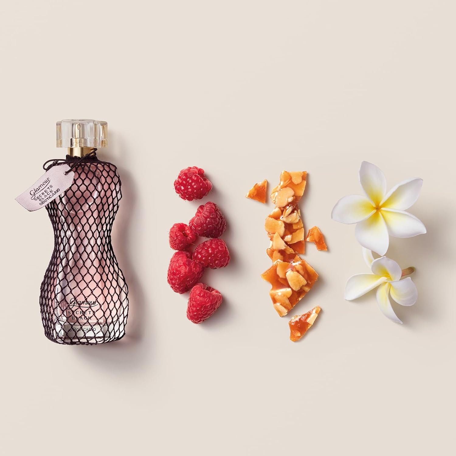 Glamour Secrets Black Eau de Toilette 75 ml – Perfume femenino oriental frutal, seductor y misterioso