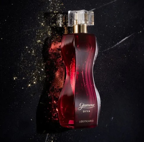 Glamour Diva Eau de Toilette 75 ml – Perfume femenino oriental gourmand, intenso y elegante