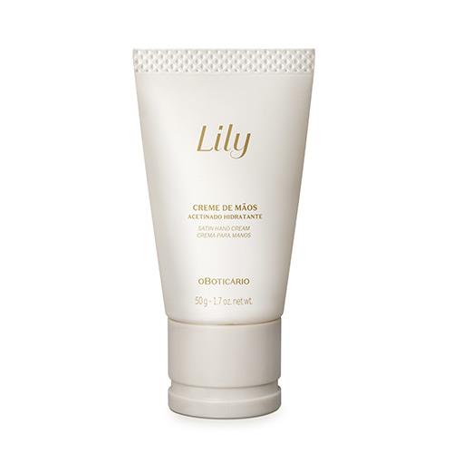 Crema de Manos Hidratante Acetinado Lily 50g