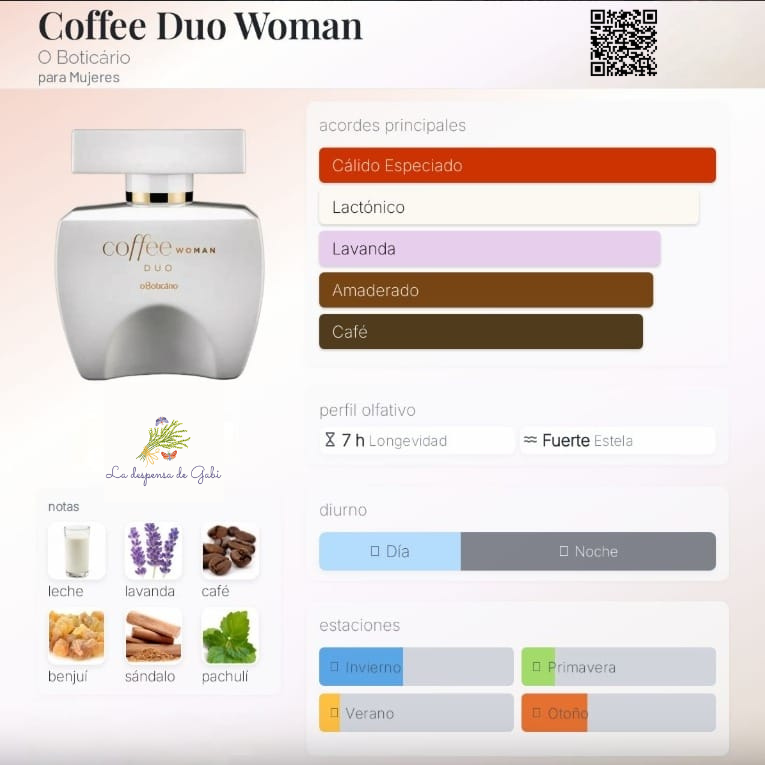 Coffee Woman Duo Eau de Toilette 100ml - O Boticário
