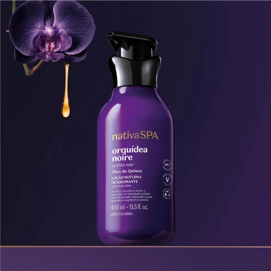 Loción Hidratante Corporal de Orquídea Noire 400ml NativaSPA