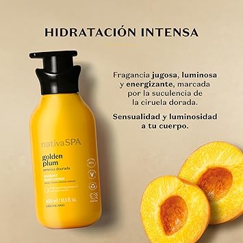 NativaSPA Ciruela Dorada Crema Corporal Hidratante NativaSPA 400ml - O Boticário