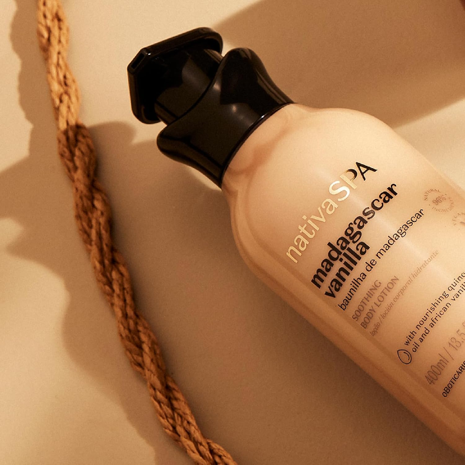 Loción Hidratante Corporal de Madagascar Vanilla 400ml NativaSPA