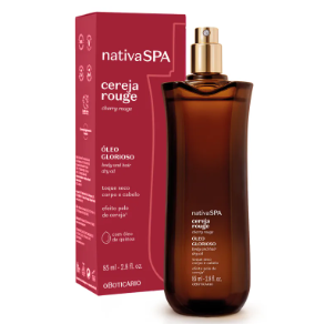 NativaSPA Cereza Rouge Aceite Corporal Hidratante y capilar 85ml - O Boticário