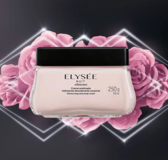 Elysée Nuit Crema Acetinada Corporal 250g - O Boticário