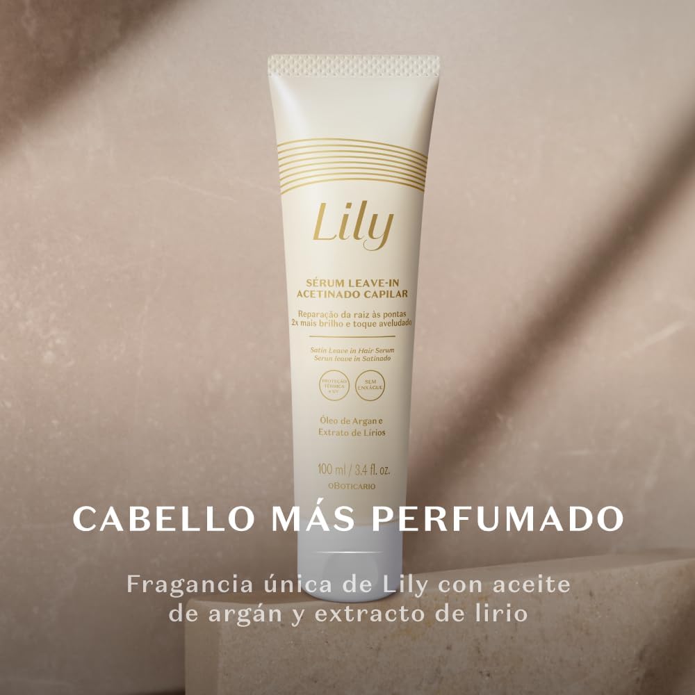 Lily Sérum Capilar Leave-in Acetinado 100ml - O Boticário