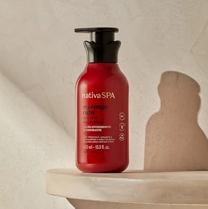 NativaSPA Fresa Ruby Crema Corporal Hidratante NativaSPA 400ml - O Boticário