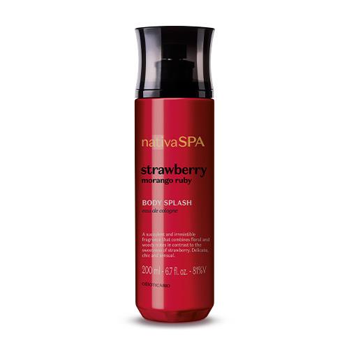 Body Splash Morango Ruby 200ml NativaSPA