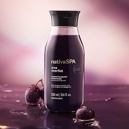 Gel de ducha líquido Uva Merlot 250ml NativaSPA