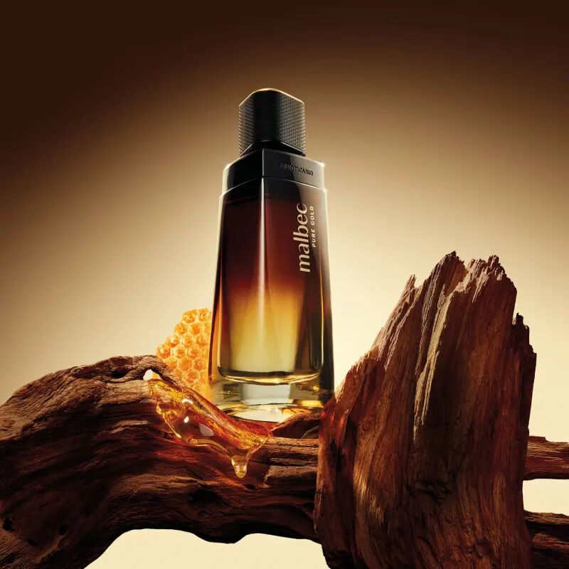 Malbec Pure Gold Eau de Toilette 100 ml – Perfume masculino oriental amaderado con miel