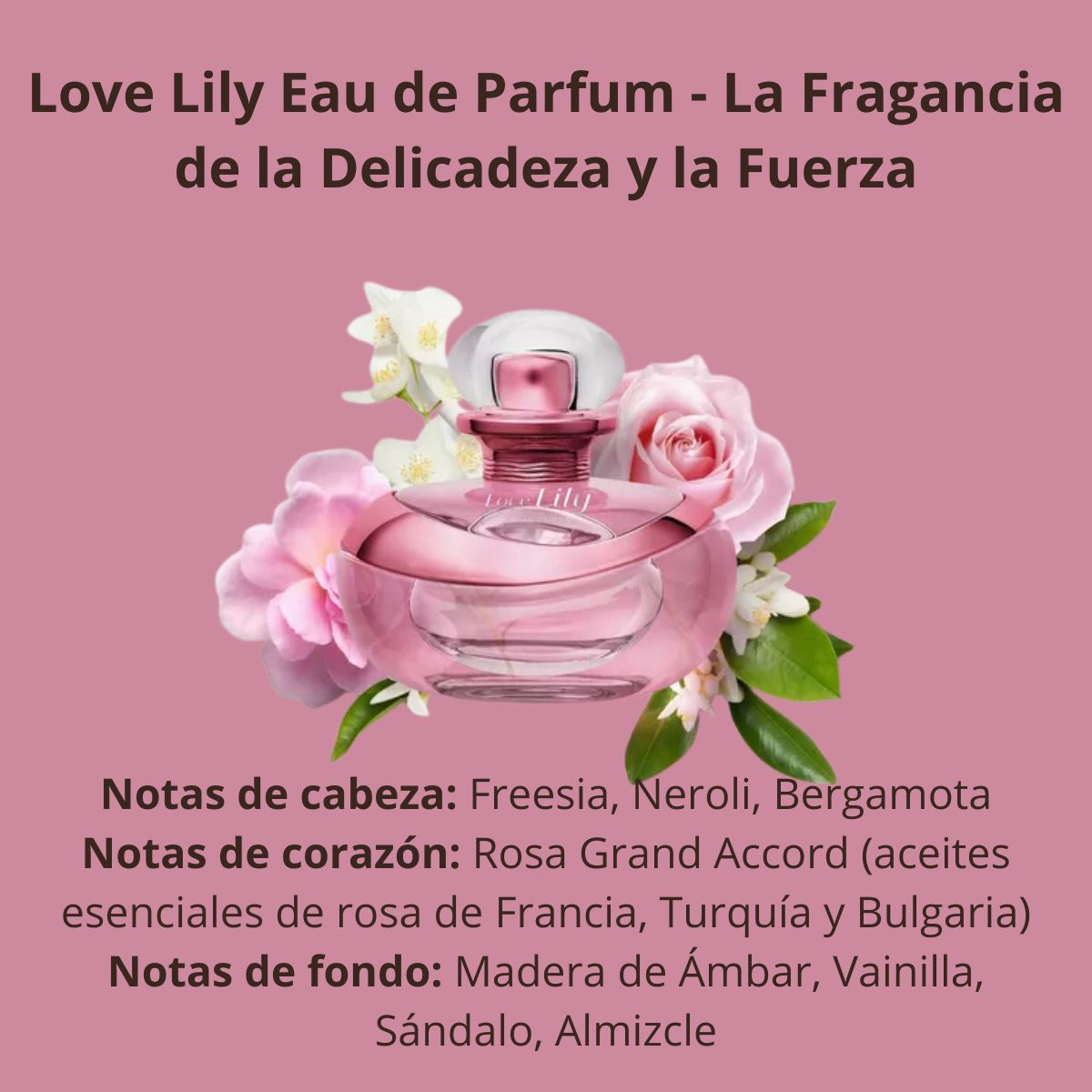 Perfume Femenino Love Lily Eau de Parfum 75ml