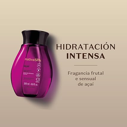 Aceite Corporal Hidratante Açaí 200ml NativaSPA