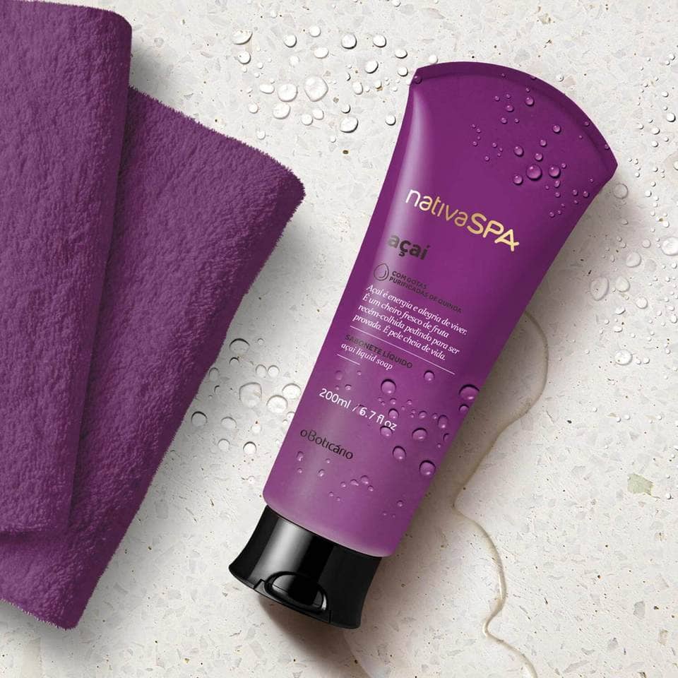 Gel de ducha líquido Açaí 200ml NativaSPA