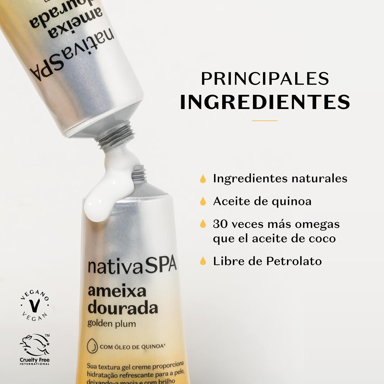 NativaSPA Ciruela  Dorada Crema Hidratante de Manos NativaSPA 75g - O Boticário