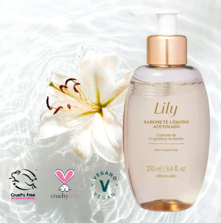 Lily Gel de ducha Líquido Acetinado 250ml - O Boticário