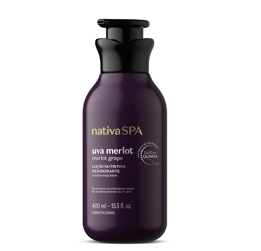 Loción Hidratante Corporal Uva Merlot 400ml NativaSPA