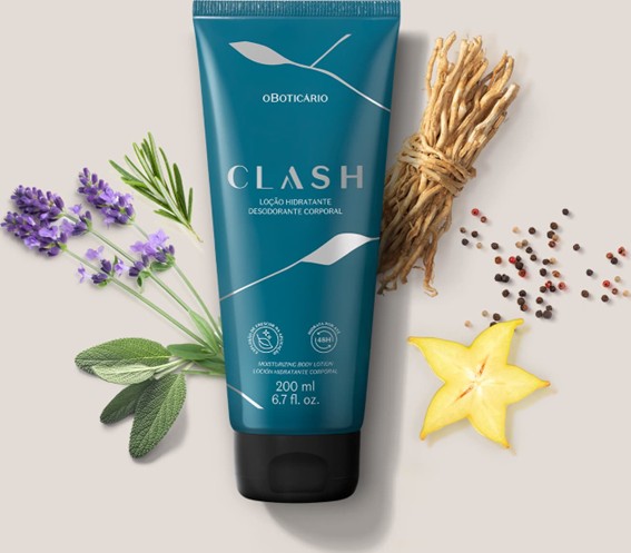 Clash Loción Hidratante Corporal 200ml - O Boticário