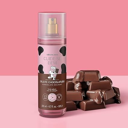 Body Splash Deleite Chocolatudo 200ml Cuide-se Bem