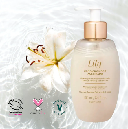 Lily condicionador Acetinado 250ml - O Boticário