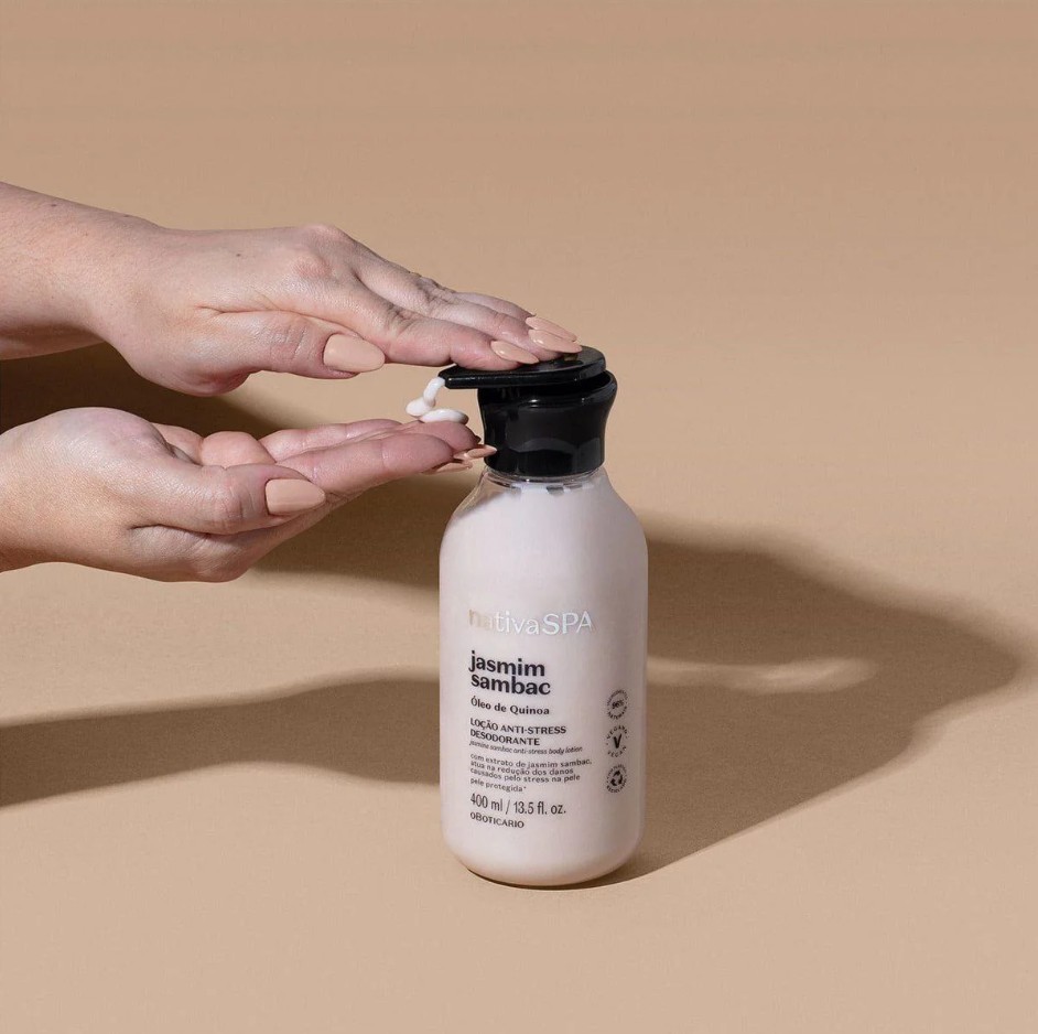 Loción hidratante Corporal Antiestres Jasmin Sambac 400ml NativaSPA 