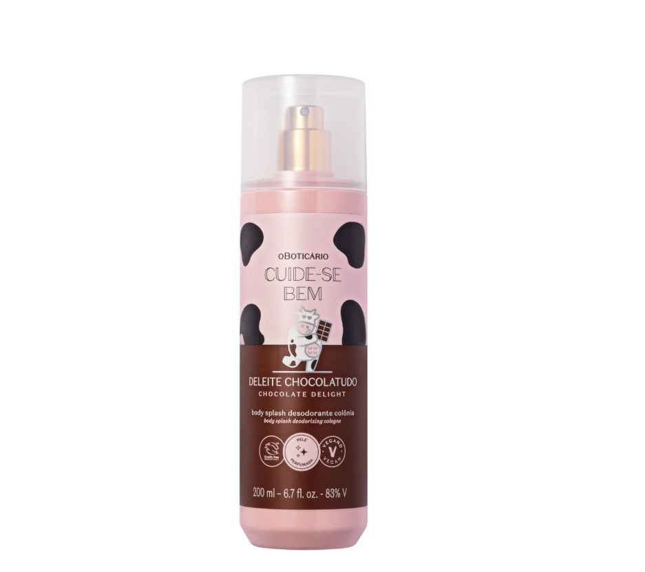 Body Splash Deleite Chocolatudo 200ml Cuide-se Bem