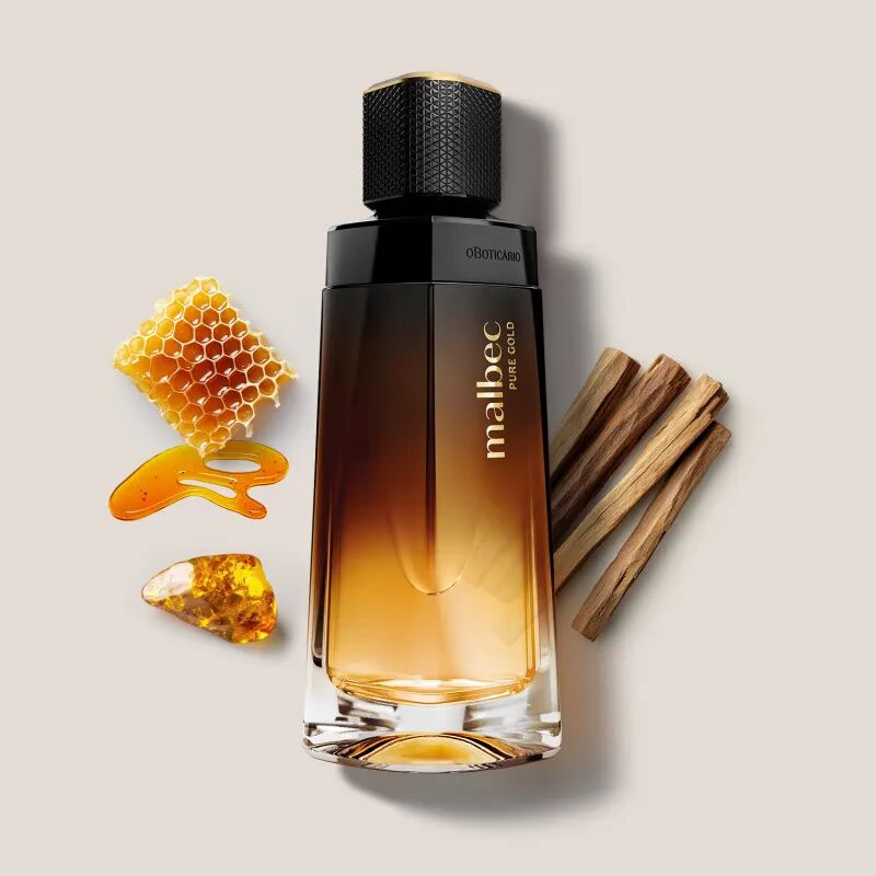 Malbec Pure Gold Eau de Toilette 100 ml – Perfume masculino oriental amaderado con miel