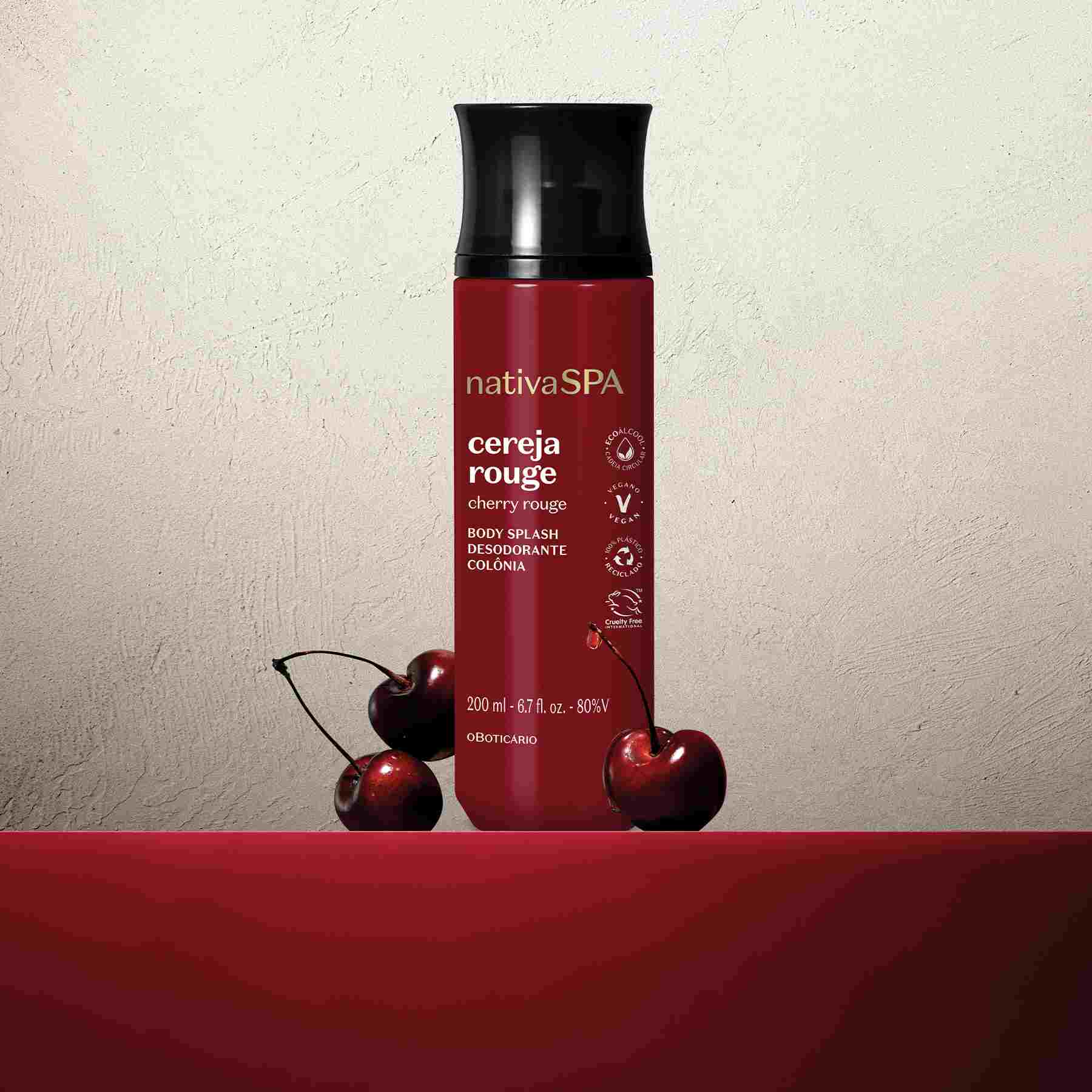 NativaSPA Cereza Rouge Body Splash 200ml - O Boticário
