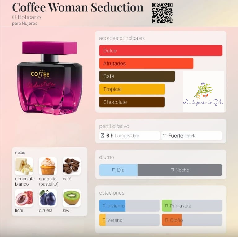 Coffee Woman Seduction Eau de Toilette 100ml - O Boticário