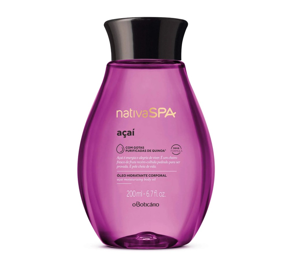 Aceite Corporal Hidratante Açaí 200ml NativaSPA