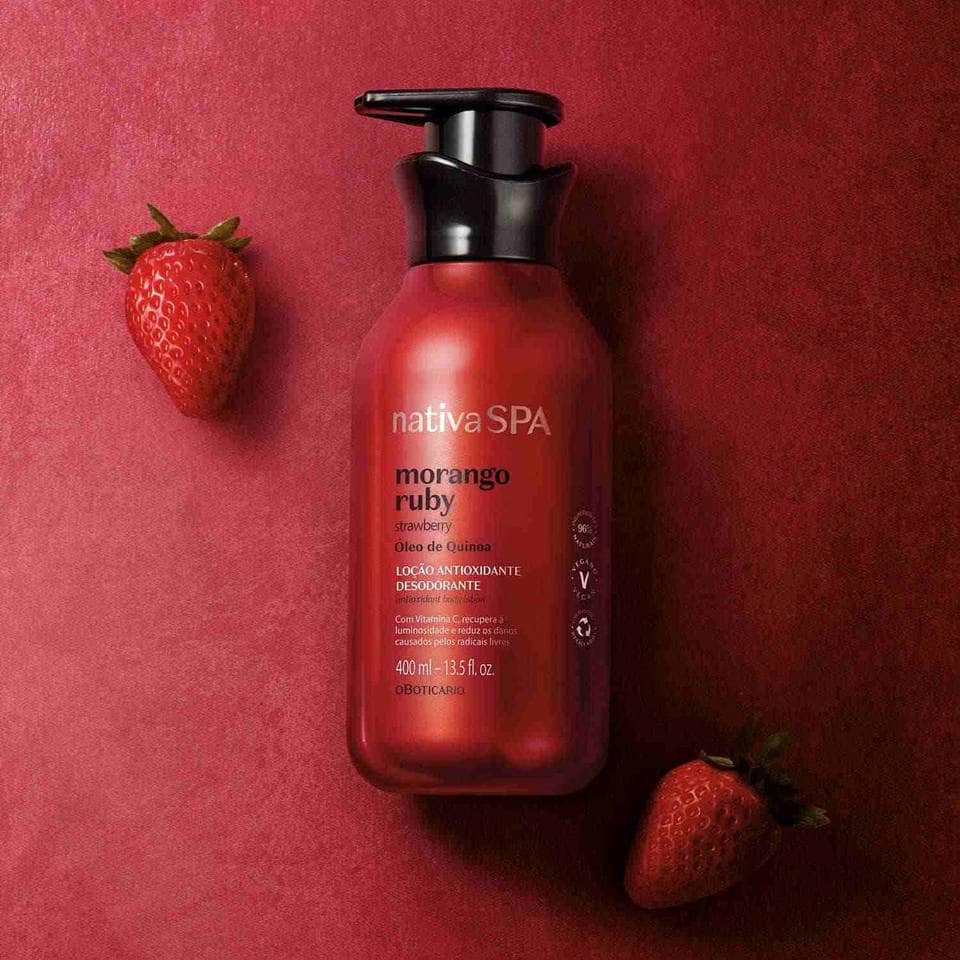 Loción Hidratante Corporal Morango Ruby 400ml NativaSPA