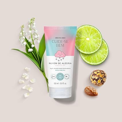 Loción Iluminadora Nuvem de Alegria 150ml Cuide-se Bem