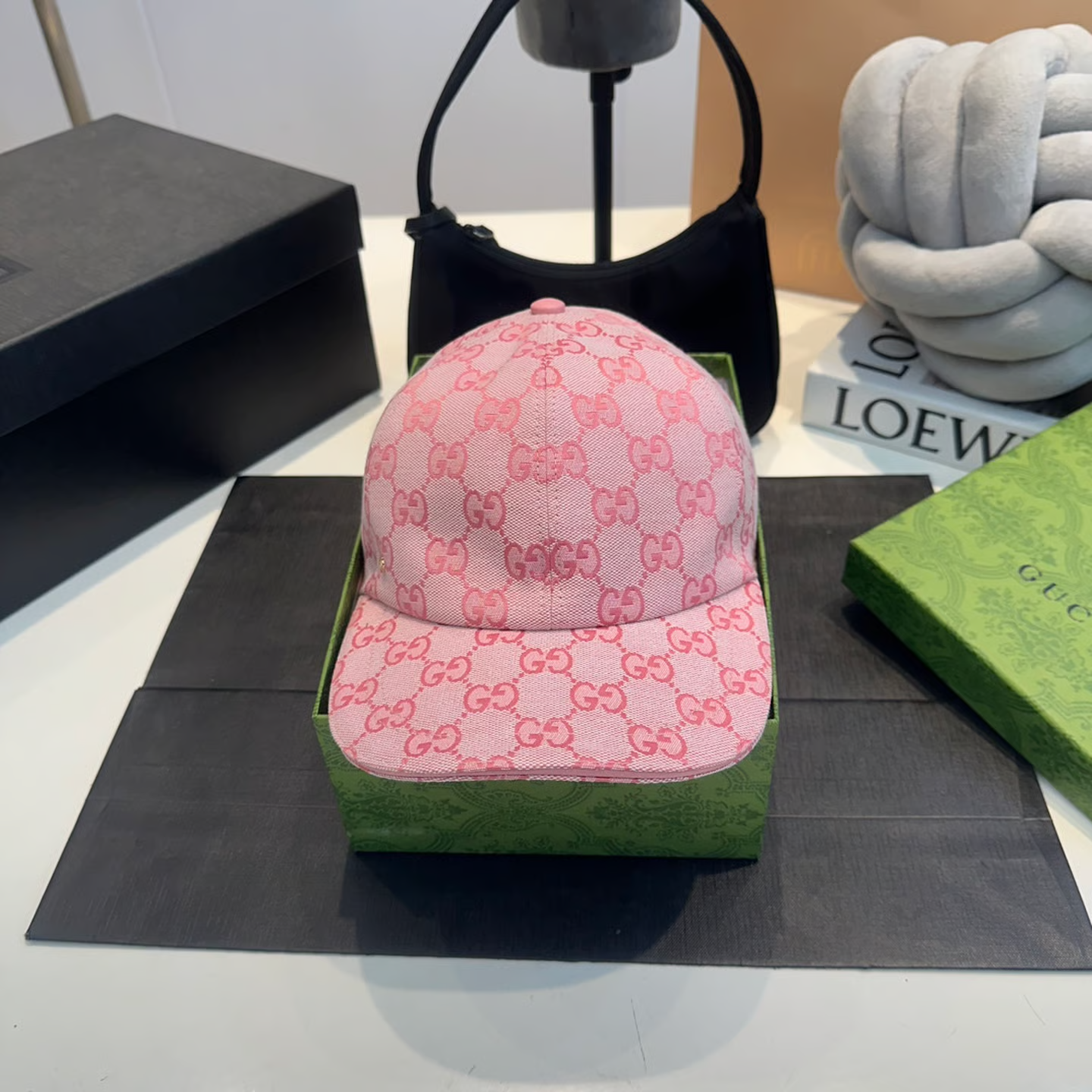 Casquette gucci rose