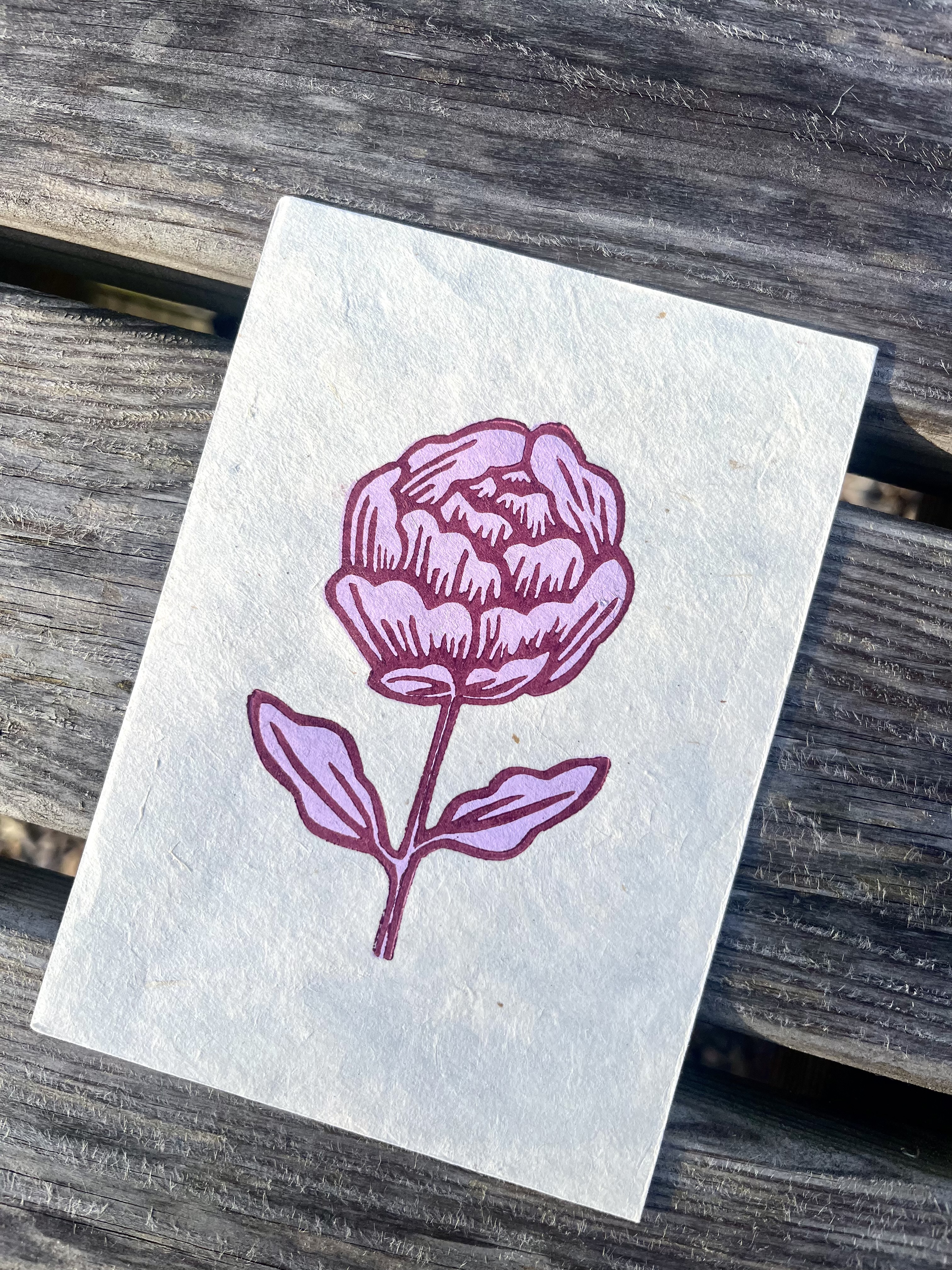 Peony A6 Reduction Print
