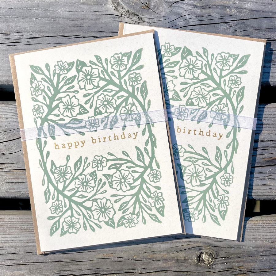 Happy Birthday Greeting Card 01 - 5"x7"