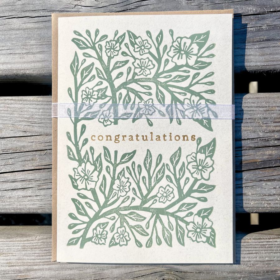 Congratulations Greeting Card - 5"x7"