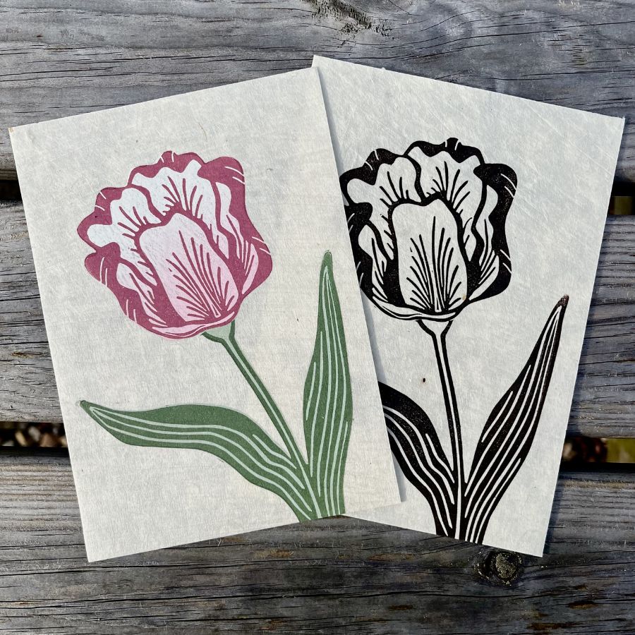 Tulip Reduction Print - 5"x7"