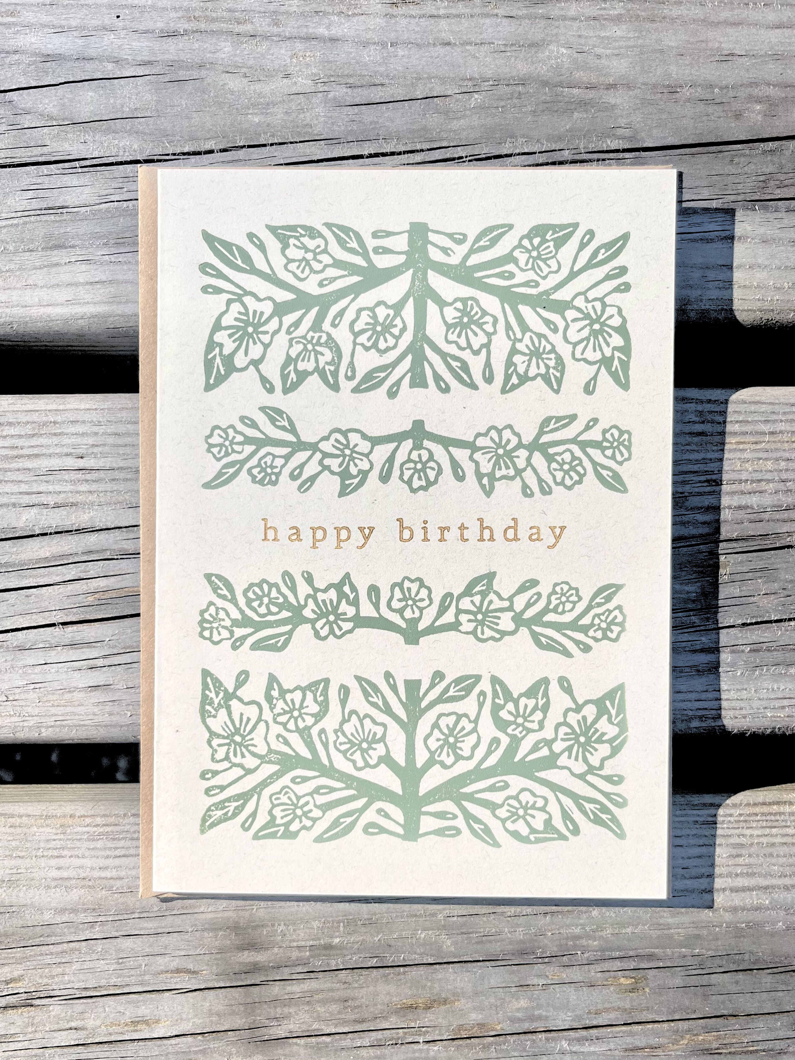 Happy Birthday Greeting Card 02 - 5"x7"