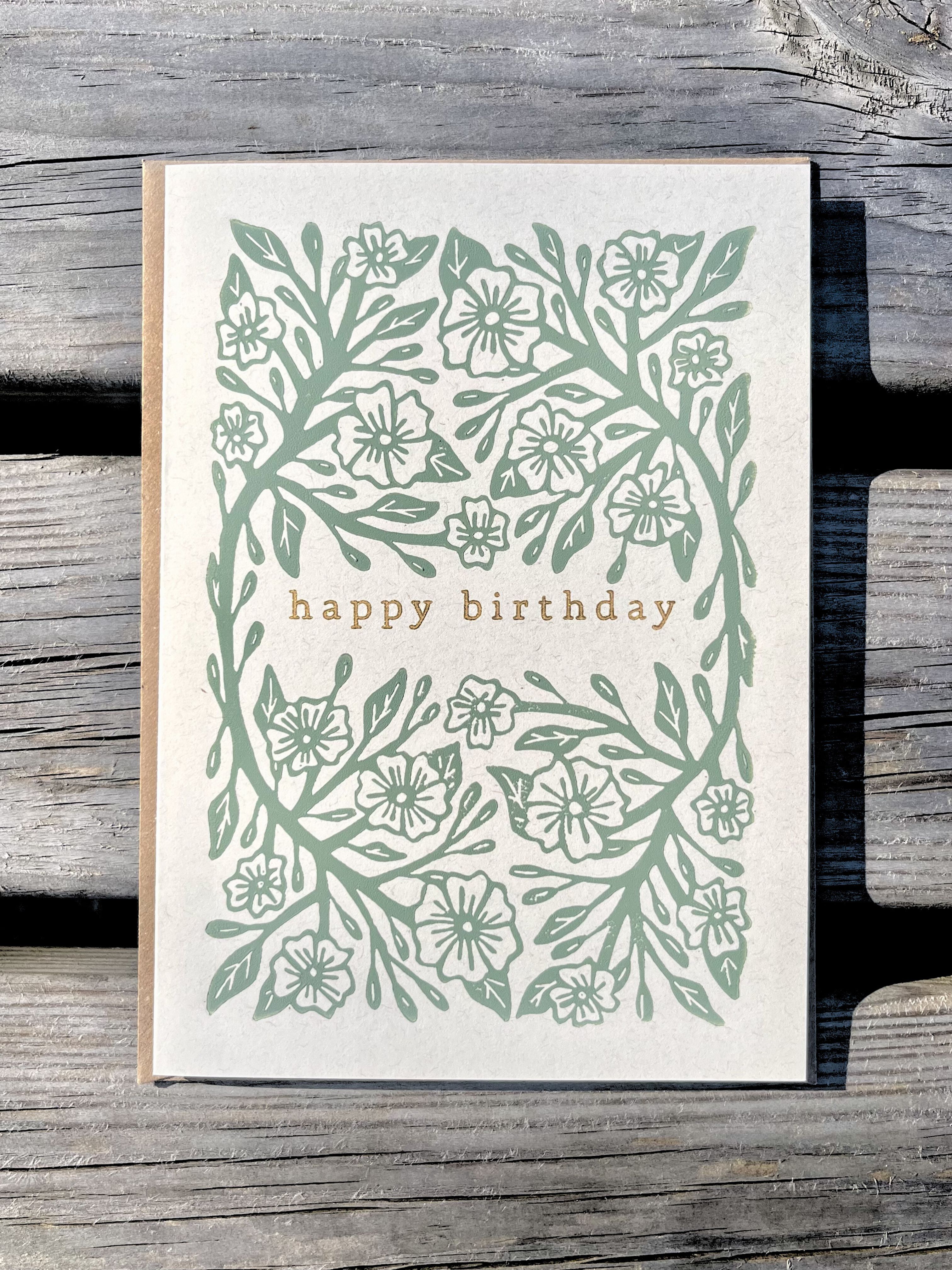 Happy Birthday Greeting Card 01 - 5"x7"