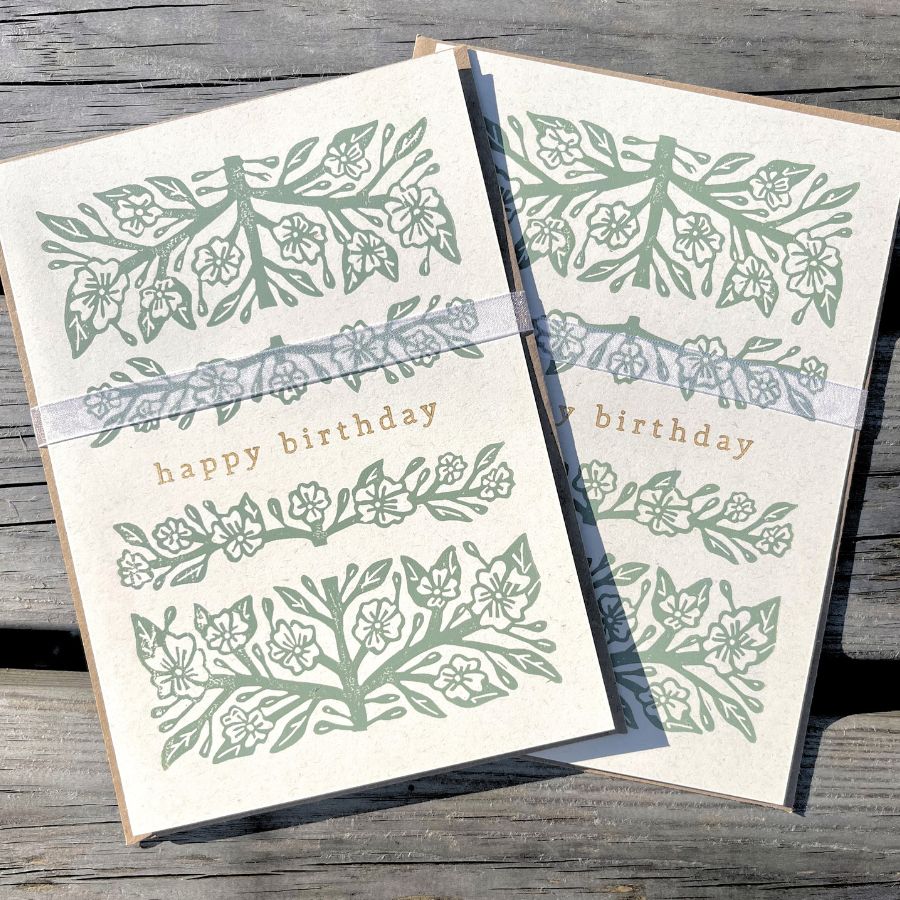 Happy Birthday Greeting Card 02 - 5"x7"