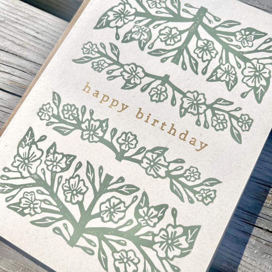 Happy Birthday Greeting Card 02 - 5"x7"