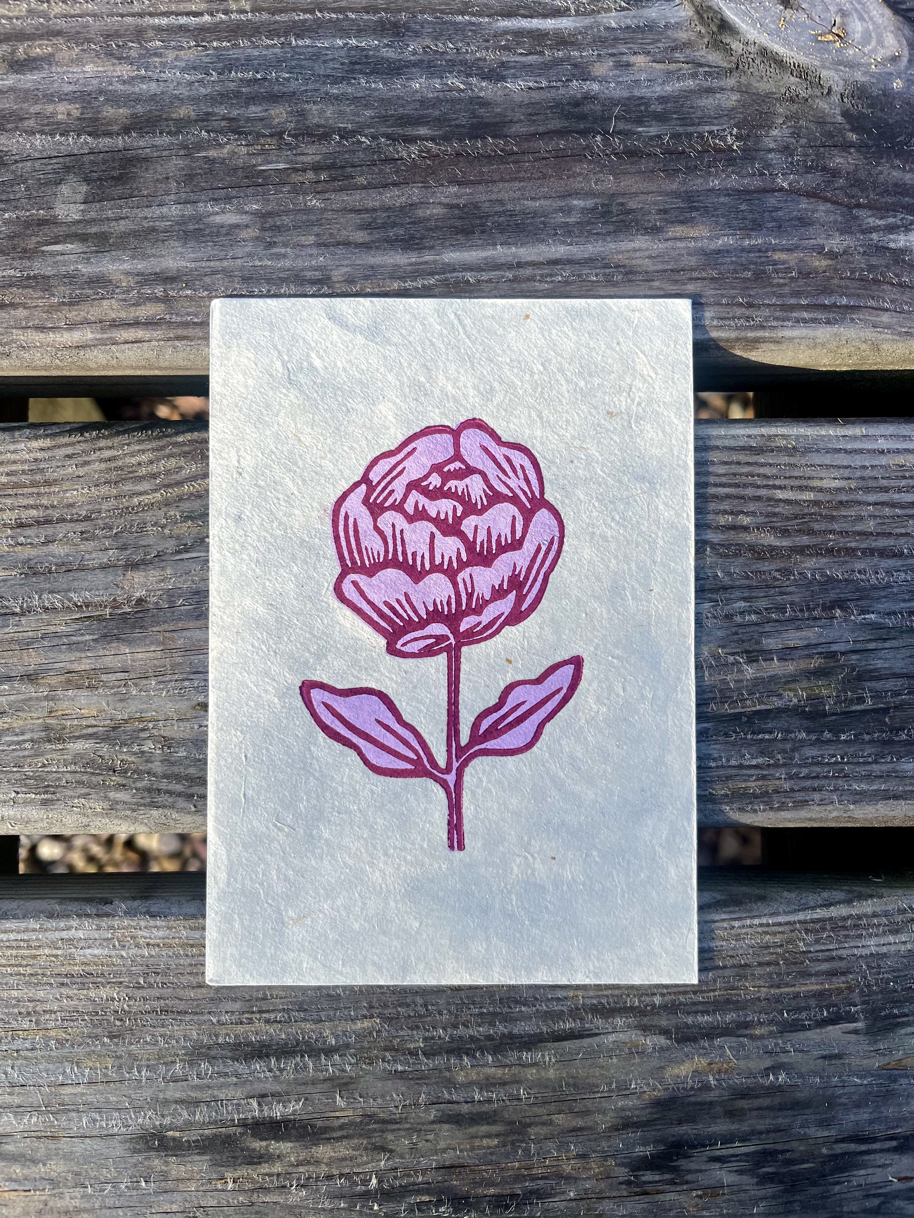 Peony A6 Reduction Print