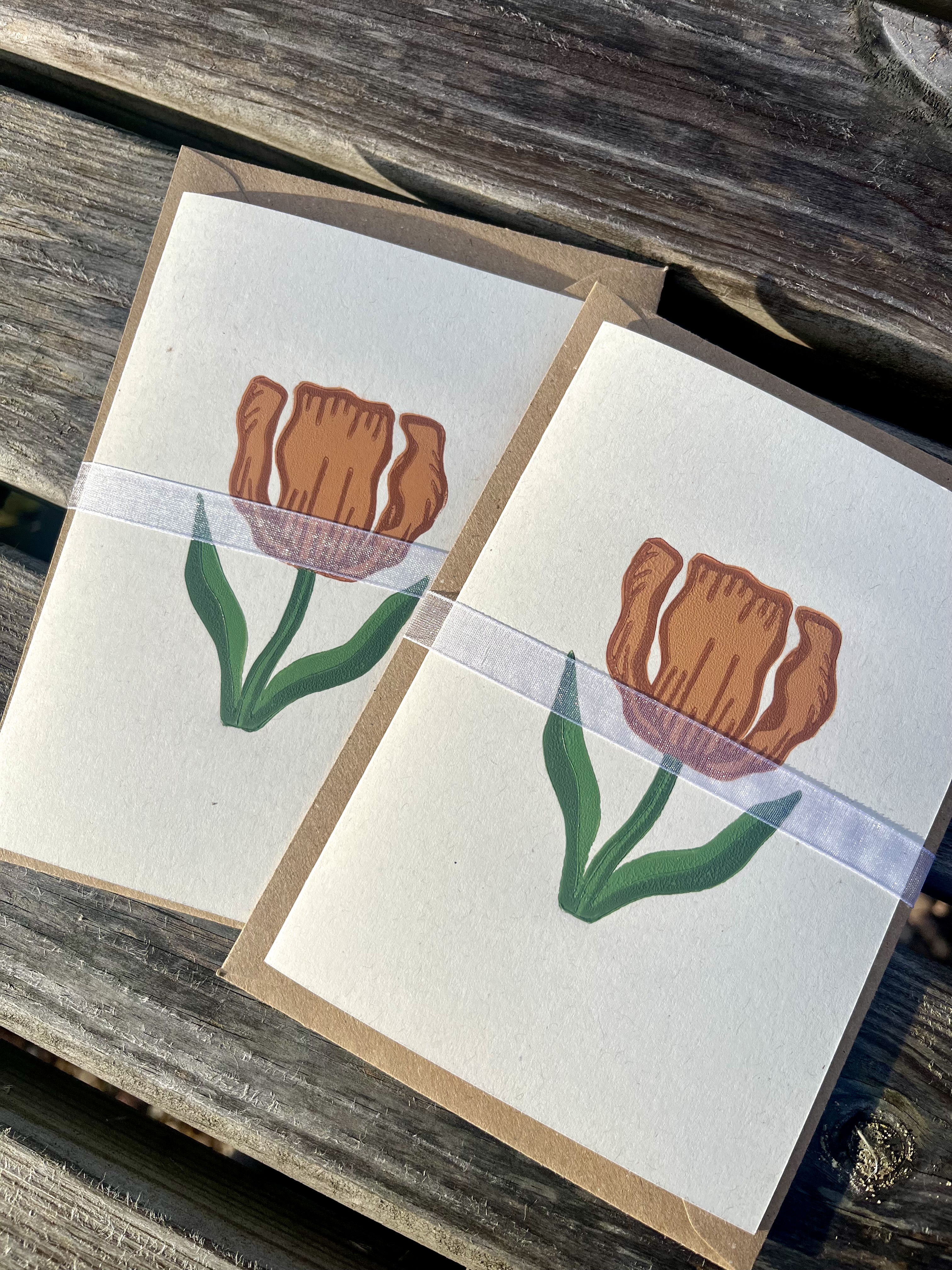 Tulip A6 Greeting Card